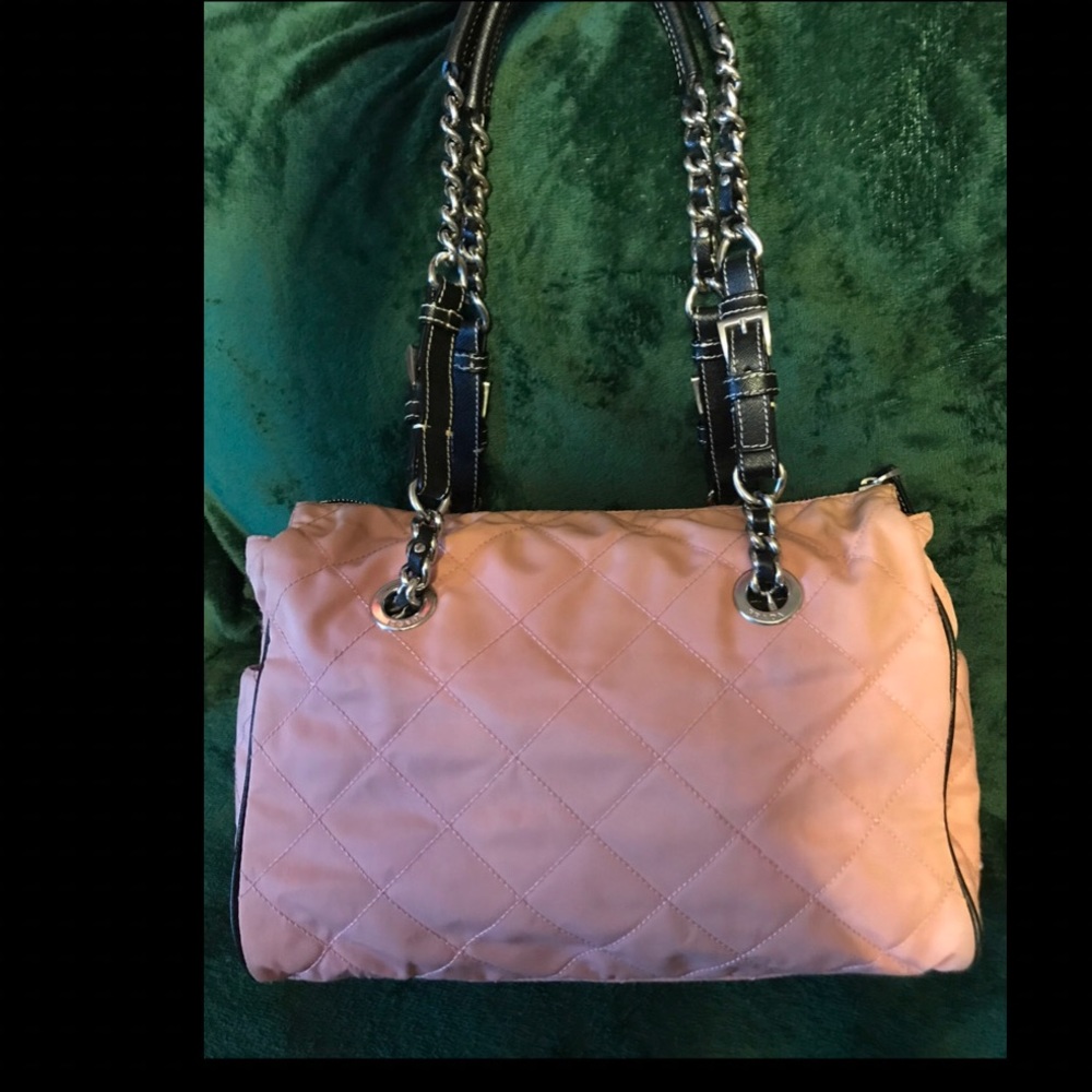 Authentic Vintage Prada Quilted Nylon Chain Bag
